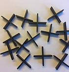 King-Assistant voegkruis zwart 2  mm 2x10x40 mm (per zak 100 stuks)